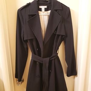H&M black trench coat, sz6